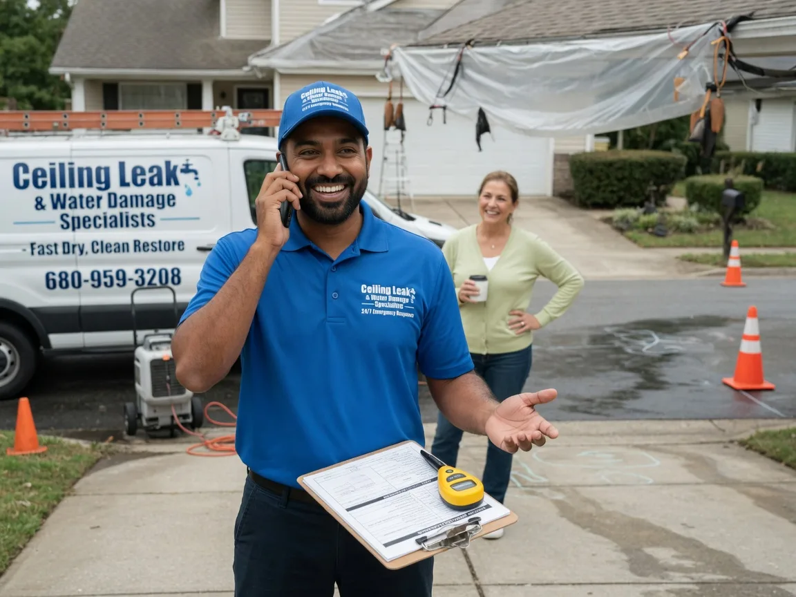 Ceiling Leak Cleanup Sandwich, IL FAQs